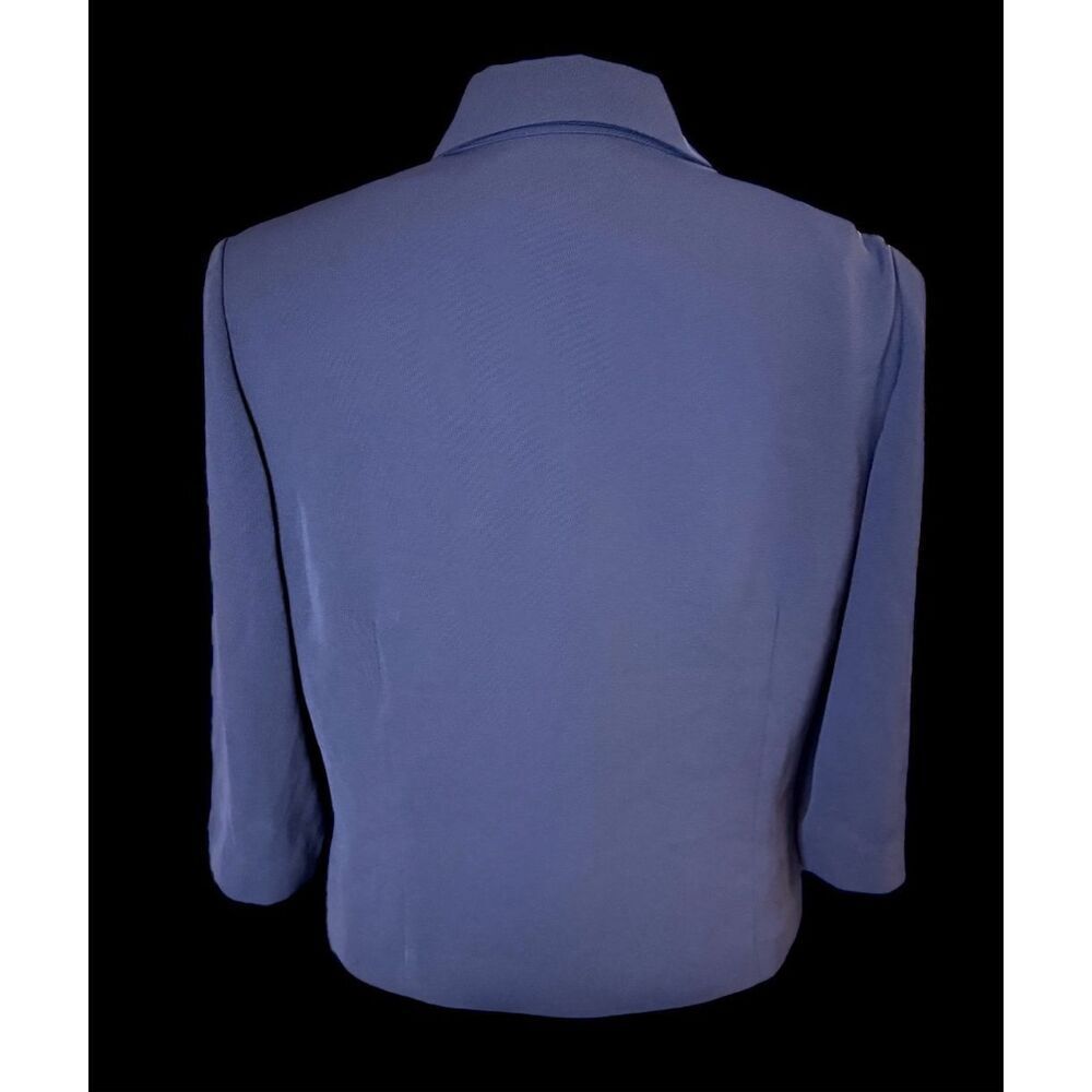 Stonebridge Lightweight Button Front Jacket 3/4 Sleeve Sz. 12 - Picture 6 of 11